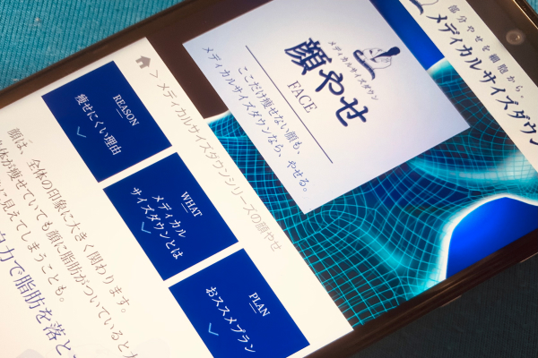 部分痩せについての画像